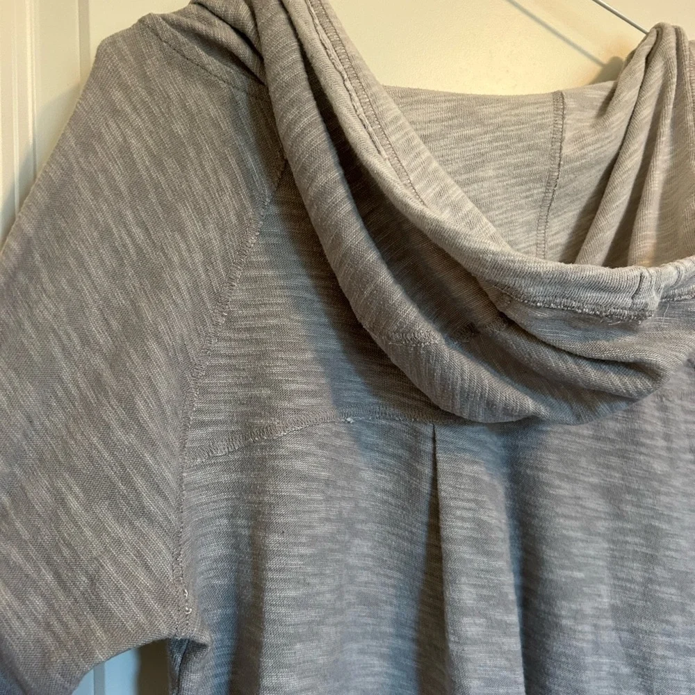 Roxy grey slouchy beach hoodie - Picture 6 of 7